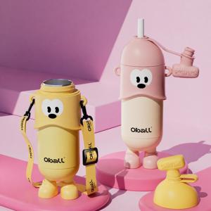 도도 오볼텀블러 400ml 스텐316 초등학생 유치원 어린이집 빨대 물병 입학 어린이날