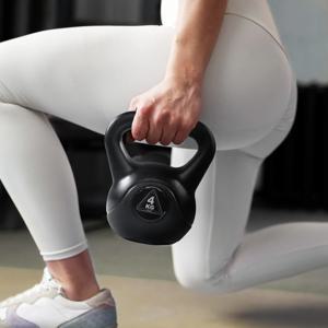 블랙 케틀벨 4kg 핸드 그립 손잡이 홈트 크로스핏 덤벨
