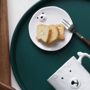 북극곰 곰돌이 디저트 식기 - 미니접시