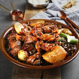 오직 닭다리살 우리집 안동 왕 순살찜닭 2팩