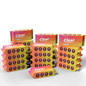 CLEAR 포켓 미니물티슈 5+5 20팩 (오늘출발+무료배송) 휴대용물티슈