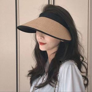 자외선차단 라탄 썬캡 황금비율 소두핏 여성모자 컬러3종