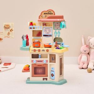 리틀키친 물나오고 소리나는 스팀 주방놀이세트 34pcs