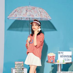 퍼펫순순 마시멜로 투명 장우산 PT-PS01-001