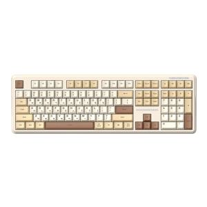 Archon AK27 OSCAFE 유무선 저소음 사무용 멤브레인 키보드, 카페라떼