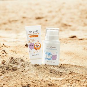 여름세트 아기 선크림+클렌징워터 무기자차 SPF45 PA++++ 50ml 유아 키즈