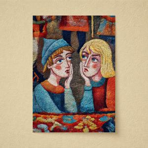 나르시스트들 - 레트로 인테리어 포스터