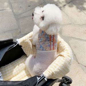 강아지 고양이 유모차 쿠션 가드 방석 개모차 턱받이 프레임 덮개