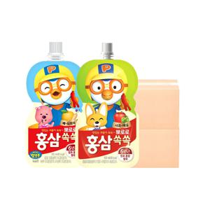 뽀로로 홍삼쏙쏙 40개 혼합 (사과매실 20개 + 배도라지 20개)