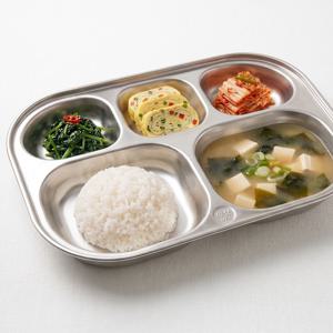 스테인리스 유아동 어린이집 미니 식판 다이어트 작은 아기식판 50P