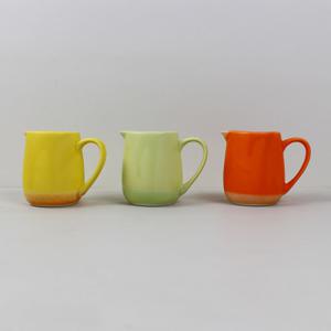도자기 소스저그 홈카페 샷잔 크리머저그 미니시럽저그(3color)