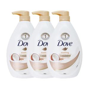 도브 수딩 코코넛 오트 바디워시 1kg x3