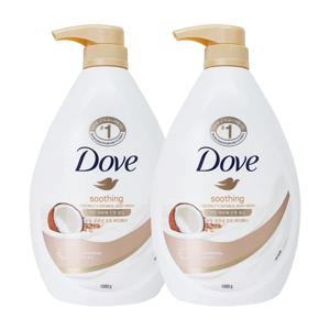 도브 수딩 코코넛 오트 바디워시 1kg x2