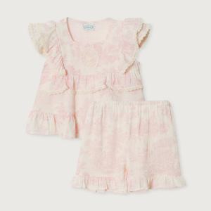 여아동 엘리제 레이온코튼 민소매 투피스 잠옷