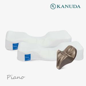 (단독/방송에서만) 가누다 블루라벨 피아노 베개 세트 (베개2개+머리냅+추가 애쉬그레이 겉커버 1장+추가 화이트 겉커버 1장)