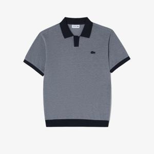 라코스테 (남성)베이직 오픈카라 반팔 폴로 티셔츠(PH387E-56G 5I1) 멜란지네이비