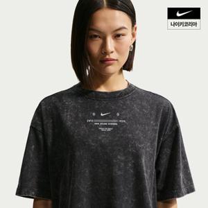 나이키 [나이키코리아공식]여성 나이키 스포츠웨어 클래식 오버사이즈 티셔츠 IV2035-010