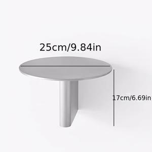 TEMU 노르딕 크리에이티브 나노 벽선반, 홈 침실 거실 벽 분할기, 철제 기하학적 디스플레이 책장, 플로팅 선반