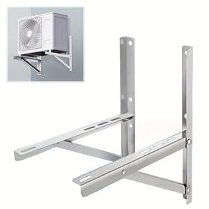 TEMU 2-팩 스테인리스 스틸 헤비 듀티 에어컨 벽걸이 브래킷, 실외 에어컨 유닛 매달리기 랙|실외기없는에어컨