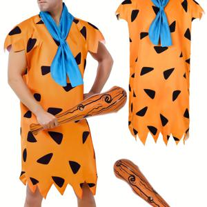 TEMU 3개 성인용 초원인 코스튬 세트 (로브, 보우 타이, 풍선 막대 포함), 역할 놀이, 라이브 공연, 파티 무대 공연, 신기한 코스튬에 적합