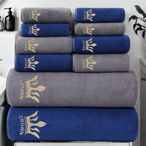 TEMU 10개 초극세사 코랄 플리스 타월 세트, 극세사 목욕 타월 – 4개 35 x 35cm 워시 클로스, 4개 42 x 70cm 핸드 타월, 2개 70 x 140cm 목욕 타월 – 빠른 건조, 빠른 흡수력 & 가벼운 무게로 가정, 호텔, 스파, 야외 피트니스에 적합