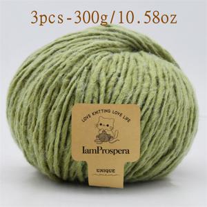 TEMU 3개 세트, 300그램 메리노 울 청키 얀, 뜨개질 및 뜨개질용 두꺼운 담요, 스웨터, 조끼, 숄, 스카프 제작에 이상적, 부드럽고 따뜻한 100그램 대형 볼의 다양한 색상으로 구성