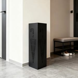 TEMU 모던 노르딕 스타일 창의적인 우산 패턴 금속 롱핸들 우산 스탠드, 실내 사무실 입구용 장식 수납 선반, 패셔너블 홈 복도 액세서리 선반