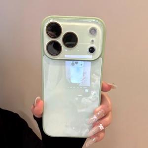 TEMU Apple 아이폰 17 Pro Max 호환 보호 케이스, 아이폰 16 마카롱 아이스감촉 유리 케이스, 15 신규 에디션, 13/14 커플 에디션, 13 단색 에디션, 풀커버 렌즈, 16 Pro 휴대폰 케이스