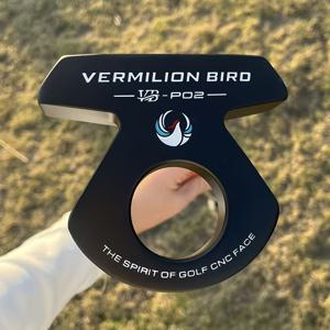 TEMU 버밀리언 버드-P02 골프 빅 헤드 퍼터 단조 CNC 공정 자동 밸런스 안정적 자동 복귀