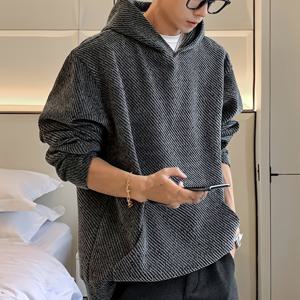 TEMU 남성 스웨트셔츠, 패셔너블하고 다용도 후드 스웨트셔츠, 대형 포켓, 루즈핏, 남성 스포츠웨어, 일상 착용에 적합