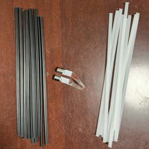 TEMU 21피스 플라스틱 용접 도구 세트, 20개 PP 플라스틱 용접봉 및 1개 금속 스무딩 헤드 포함, 자동차, 쉘 및 범퍼 용접 수리에 적합, 에어컨, 냉장고, , 배수관 등 플라스틱 부품 수리용 전문 액세서리. 아버지의 날 선물로 이상적