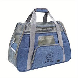 TEMU 대형 펫 캐리어 두 마리 고양이용, 다기능 넉넉한 캣백, 핸드헬드 크로스바디 독백