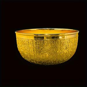 TEMU 축복의 그릇, 가정 거실 장식용 섬세한 수공예품 그릇, 축복을 상징, 비식품용