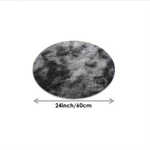 TEMU 1 울트라 소프트 라운드 플러시 매트 - 거실, 침실, 기숙사, 어린이집 홈 데코레이션용 - 미끄럼 방지 & 폭신한 가벼운 크리스마스, 할로윈, 부활절, 하누카, 추수감사절 장식 매트