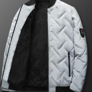 TEMU 새로운 두꺼운 남성용 캐주얼 스포츠 재킷 남성용 코트, 대학 스타일, 패셔너블한 레트로, 원피스 플리스 헤비웨이트 따뜻한 코트, 사무직 근로자 및 화이트 칼라 직장인 캐주얼 외출 및 일상적인 출퇴근 코트에 적합