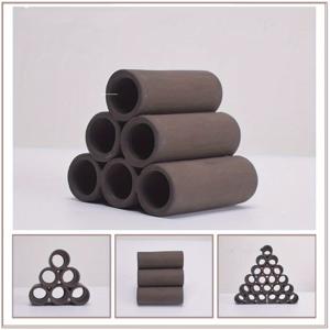 TEMU 물고기 및 새우 먹이 튜브, 보호 튜브, 점토 파이프, 수족관 장식 - 안전하고 편안한 수생 생물 서식지 조성