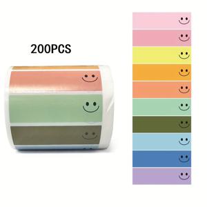 TEMU 200개입, 이름 라벨, 손글씨 이름 스티커 롤, 접착식 이름 태그