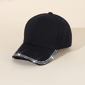 TEMU 스타일리시 봄/여름 스냅백 모자 1개, 남녀공용 야외 및 데일리웨어용 광택 야구 모자