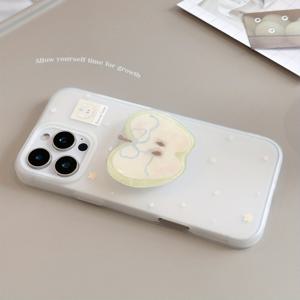 TEMU 인스타 스타일 별 + 입체 애플 스탠드, 풀커버 낙하 방지 보호 케이스, 창의적이고 니치한 디자인, 애플 아이폰 16 15 14 13 12 11 프로 플러스 맥스용