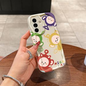 TEMU 삼성 갤럭시 A56, A26, A36, A55, A35, A06, A16, A05, A14, A24, A34, A54, A15, A05S, A25, A23, A33, A53, A73, A13 4G 5G에 호환되는 귀여운 전화 케이스, 충격 방지 소프트 TPU 백