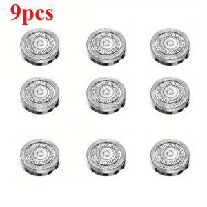 TEMU 필립스, 플라이코 등 호환 가능 탈착식 메쉬 모델용 전기면도기 교체날 3/6/9개 세트