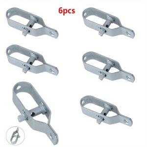 TEMU 2/6/10 아연 도금 스틸 와이어 텐셔너 - 100mm 미끄럼 방지 버클 디자인의 온실 포도 덩굴용 고강도 텐셔너, 온실 케이블 텐셔너 강화 [440.92 Lbs 하중 용량 + 녹 및 부식 방지]