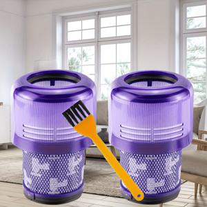 TEMU Dyson V11 V15 SV14 사이클론 애니멀 어버스 Total Clean 무선 진공 청소기 호환 HEPA 필터 2개 + 1개