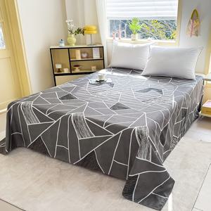 TEMU 홈웨어용 플로럴 프린트 침대 시트 (베개 커버 제외). 100% 폴리에스터 원단으로 제작되었으며 세탁 가능, 부드럽고 내구성이 뛰어나 침실 또는 게스트룸에 적합합니다. 모던 스타일이 특징입니다.