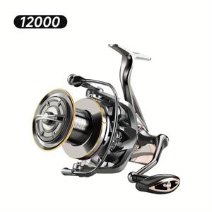 TEMU HAUT TON 대형 릴 NGK 제너레이션 8000/9000/10000/12000, 서프 낚시 및 바다 낚시용, 최대 제동력 25kg, 방식 금속 구조, 금속 스풀, 금속 레버, 금속 물방울 라인 가이드, 경량 디자인, 야외 바다 낚시용