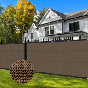 TEMU 정원 프라이버시 스크린, 발코니 프라이버시 스크린, 70%-80% 차광율, 두꺼운 프라이버시 펜스 스크린, 아파트 난간 스크린, 야외 테라스/발코니/수영장 데크 인클로저용