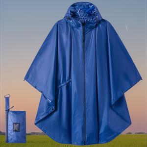 TEMU 남녀공용 휴대용 후드 레인포ngo 집업 지퍼 및 포켓 포함, 경량 멀티컬러 비옷, 성인용 야외 활동을 위한 고품질 레인 재킷