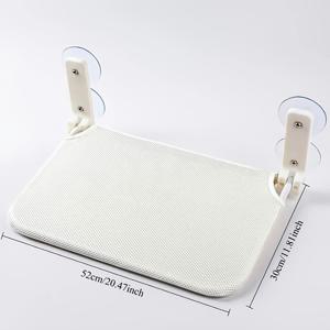 TEMU 1개 SOULTIMES 무선 고양이 창가 퍼치 - 튼튼한 걸이형 캣 베드 선반, 접이식 분리형 해먹, 실내 고양이용, 문 & 공간 절약형 캣 시트, 4개 흡착컵 & 금속 프레임 포함