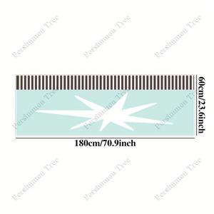 TEMU [제품] 850G/M² 1Cm 40X120Cm/15.7X47.2Inch, 별 패턴의 밝은 파란색 카펫, 부드러운 매트, 귀엽고 달콤한 홈 데코 러그, 휴일 및 생일 선물로 완벽, 거실, 침실, 복도, 주방 및 실내 라운지에 적합