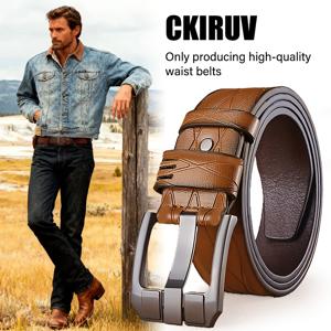 TEMU 고품질 남성 레트로 비즈니스 벨트 - 넓은 합금 핀 버클, 스타일리시한 바지를 위한 빈티지 디자인